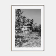 Belize Photo B&W Poster