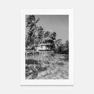 Belize Photo B&W Poster