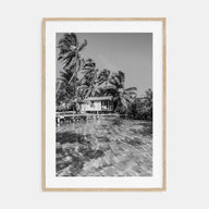 Belize Photo B&W Poster