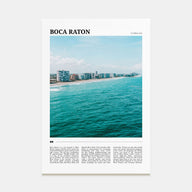 Boca Raton Travel Color Poster