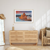 Budapest Landscape Color Poster