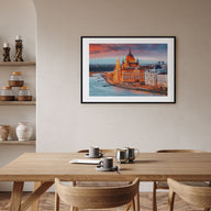 Budapest Landscape Color Poster