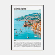 Cote d'Azur Travel Color No 2 Poster