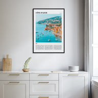 Cote d'Azur Travel Color No 2 Poster