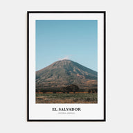 El Salvador Portrait Color Poster