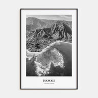 Hawaii Portrait B&W No 2 Poster