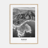 Hawaii Portrait B&W No 2 Poster