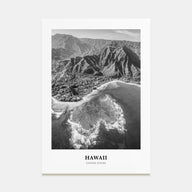 Hawaii Portrait B&W No 2 Poster
