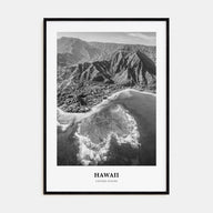 Hawaii Portrait B&W No 2 Poster