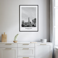 Kansas City Portrait B&W No 1 Poster