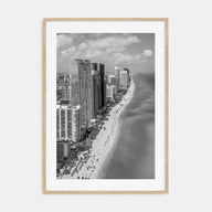Miami Photo B&W No 2 Poster