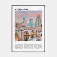 Minneapolis Travel Color No 2 Poster