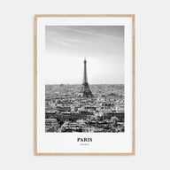 Paris Portrait B&W No 2 Poster