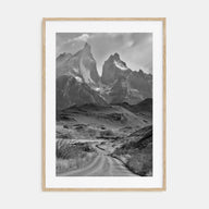 Patagonia Photo B&W Poster