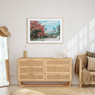 Raleigh Landscape Color Poster