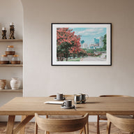 Raleigh Landscape Color Poster