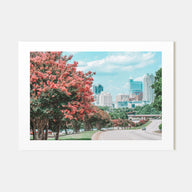 Raleigh Landscape Color Poster