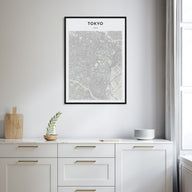 Tokyo Map Portrait Poster