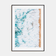 Waves Crashing Photo Color No 1 Poster