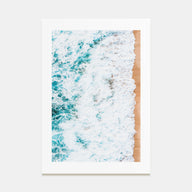 Waves Crashing Photo Color No 1 Poster