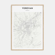 Yerevan Map Portrait Poster