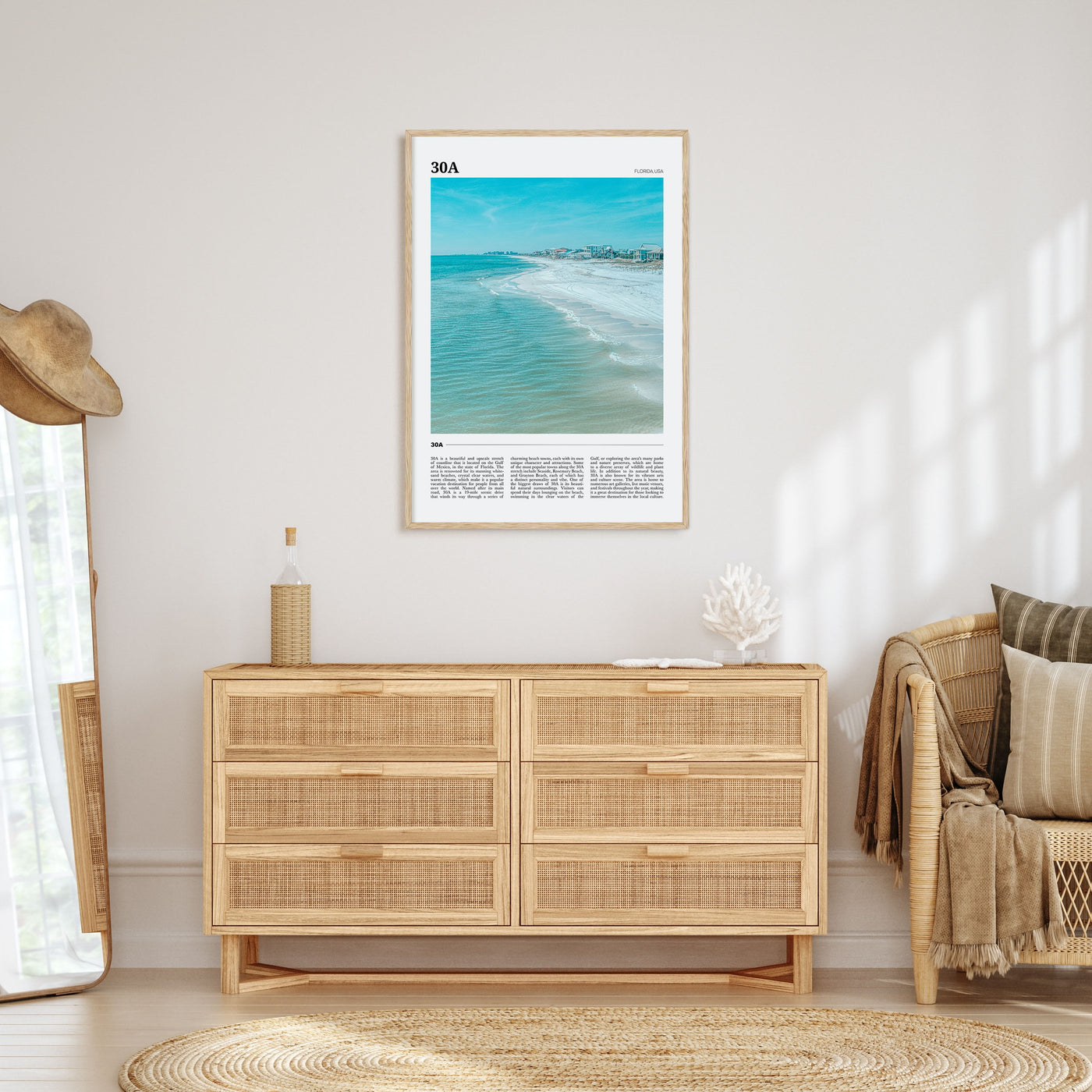 30A Travel Color Poster