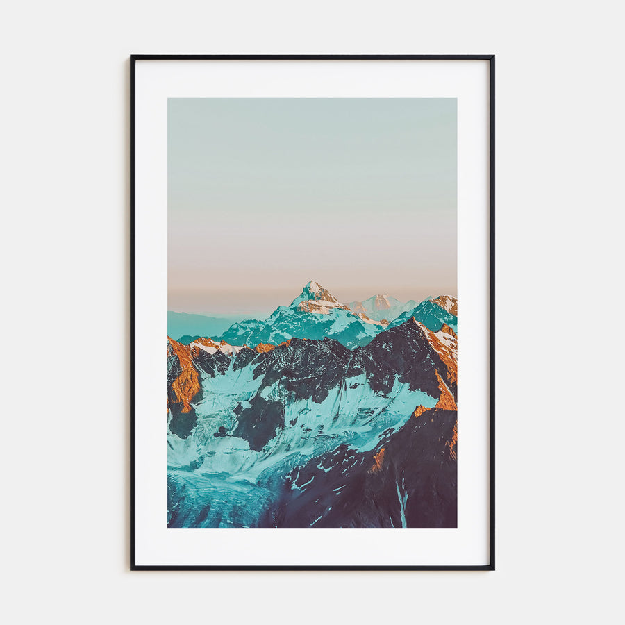 Alpine Landscape Photo Color Poster