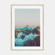 Alpine Landscape Photo Color Poster