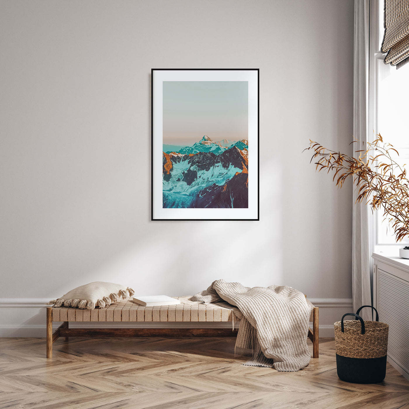 Alpine Landscape Photo Color Poster