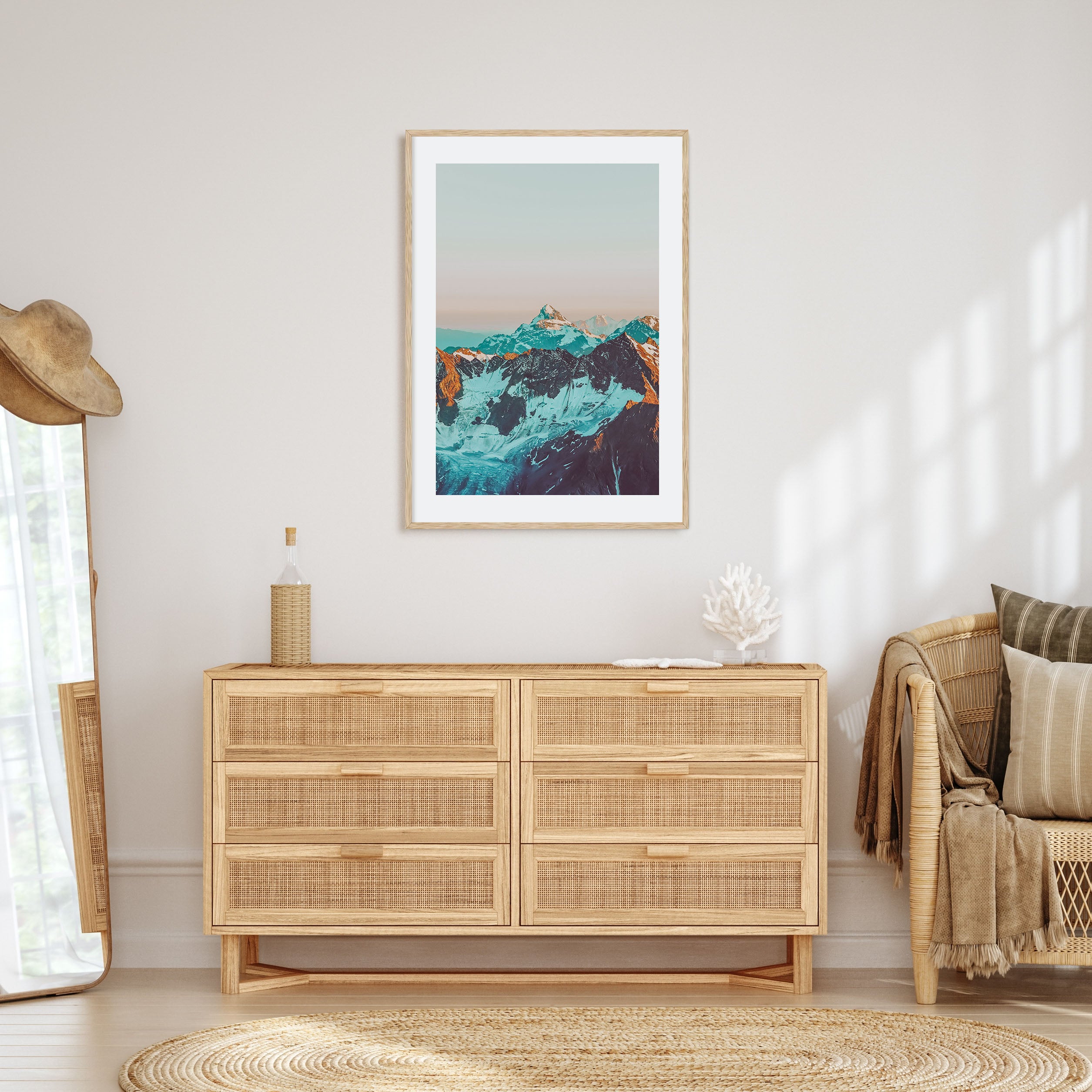 Alpine Landscape Photo Color Poster