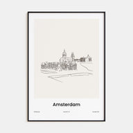 Amsterdam Drawn No 1 Poster