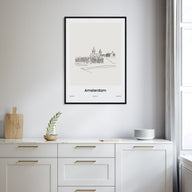 Amsterdam Drawn No 1 Poster