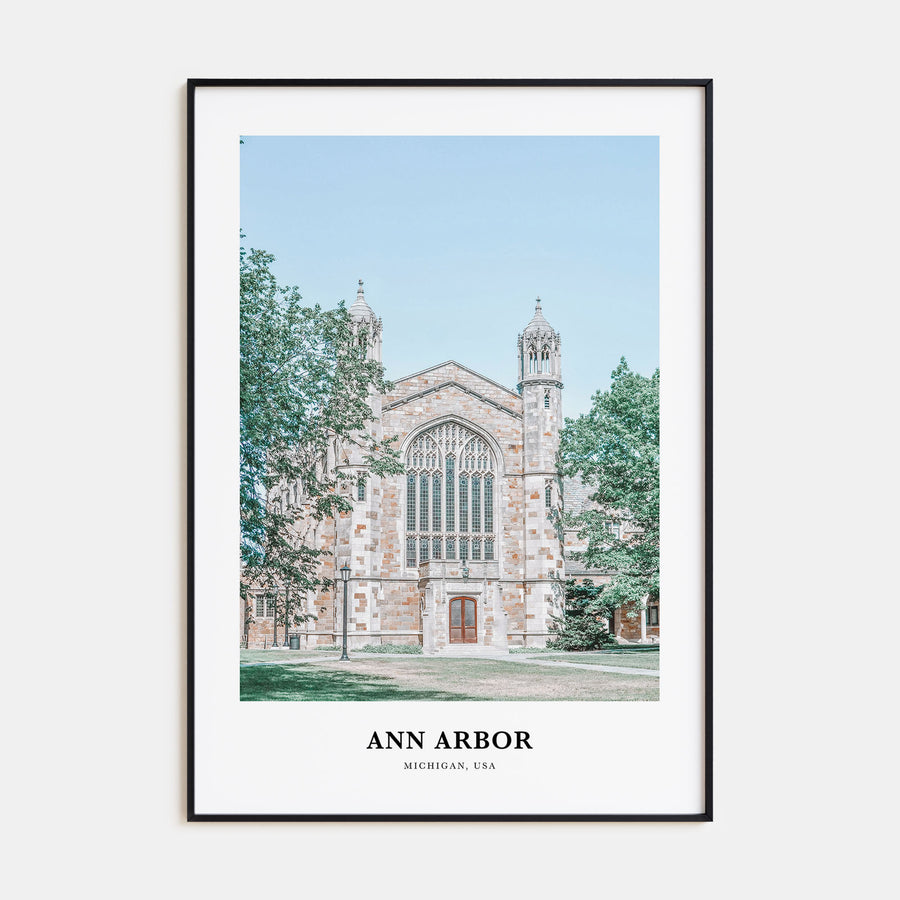 Ann Arbor Portrait Color Poster