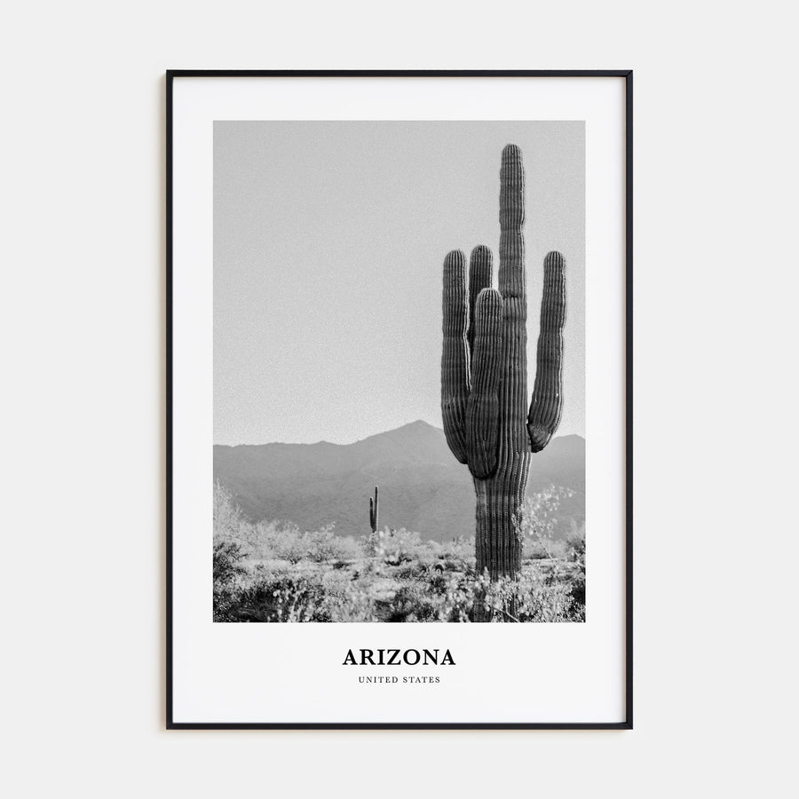 Arizona Portrait B&W No 1 Poster