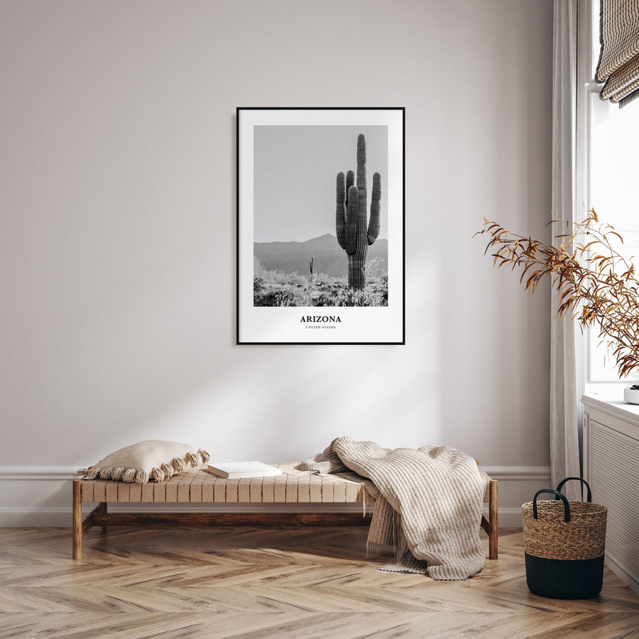Arizona Portrait B&W No 1 Poster