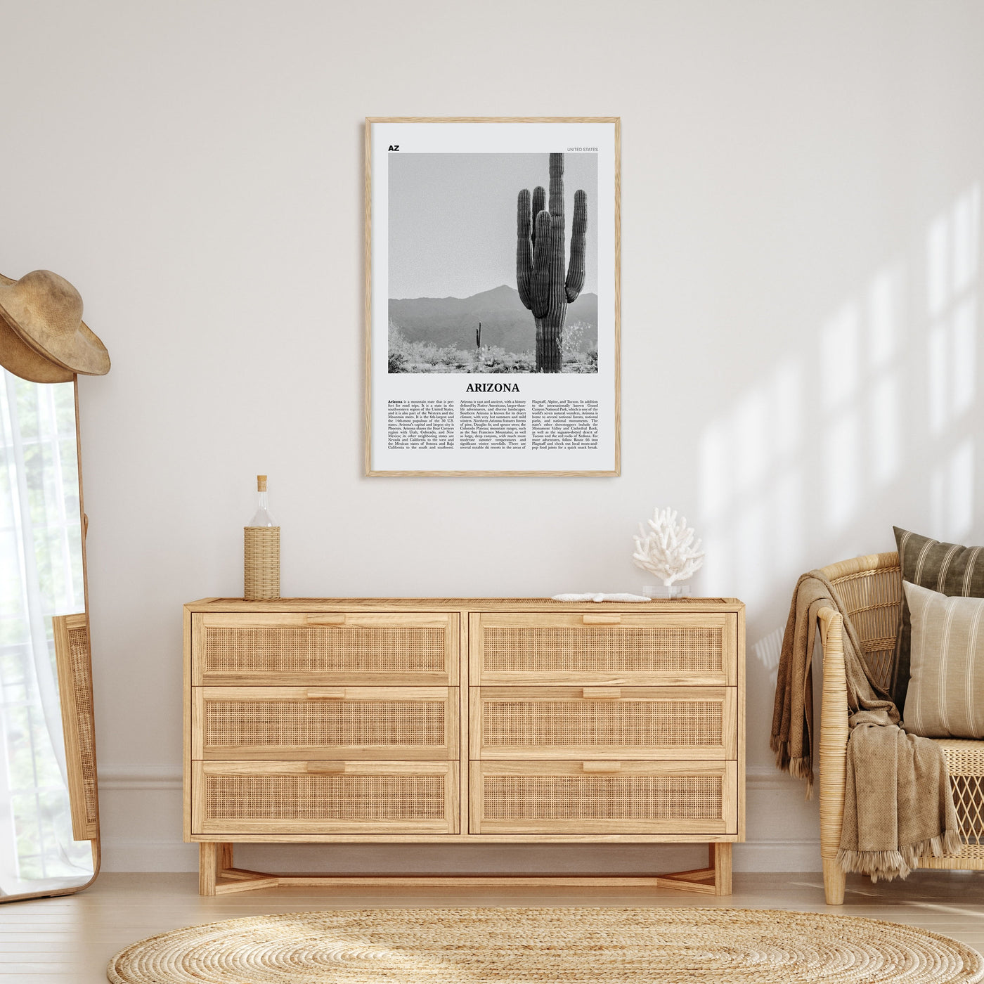 Arizona Travel B&W No 1 Poster
