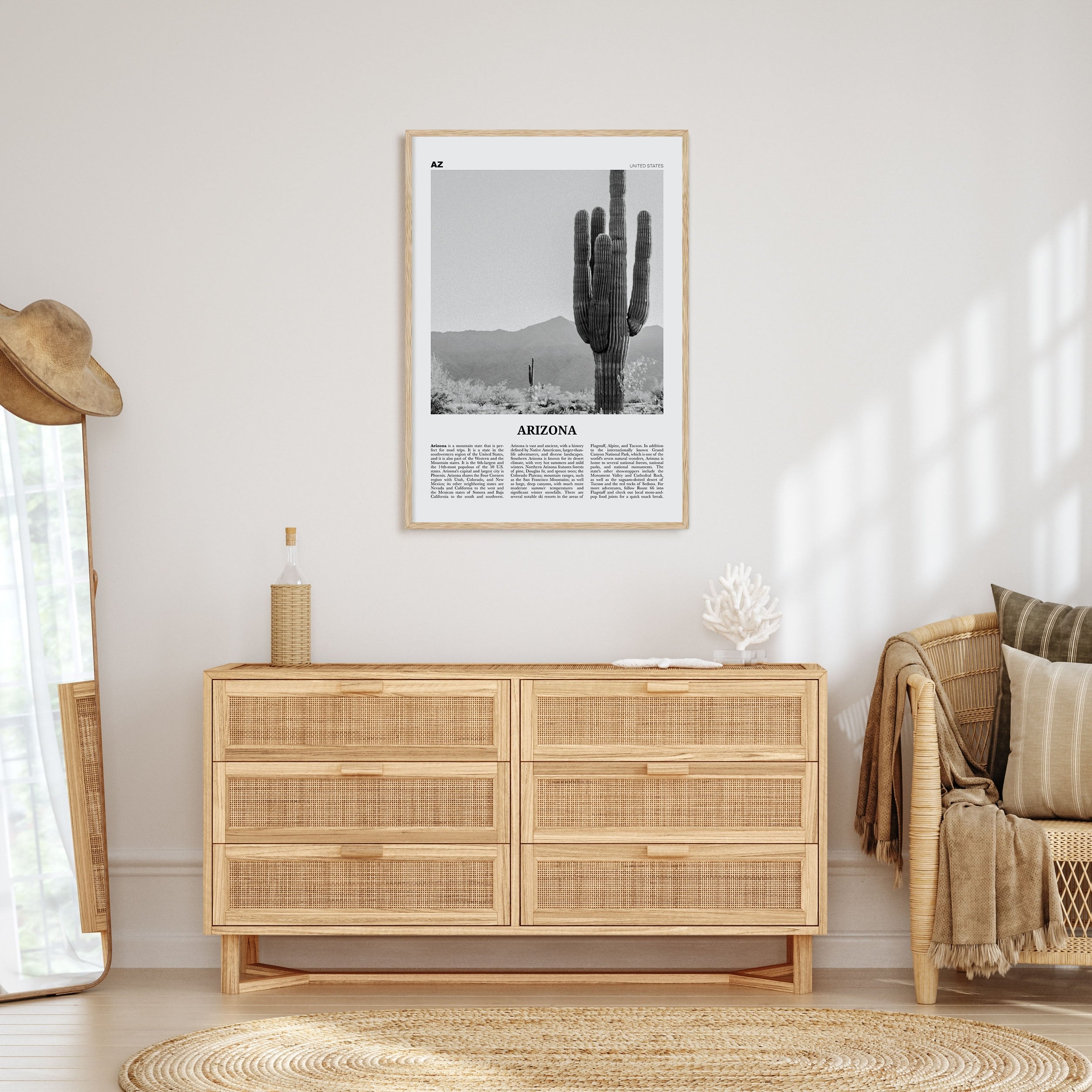 Arizona Travel B&W No 1 Poster