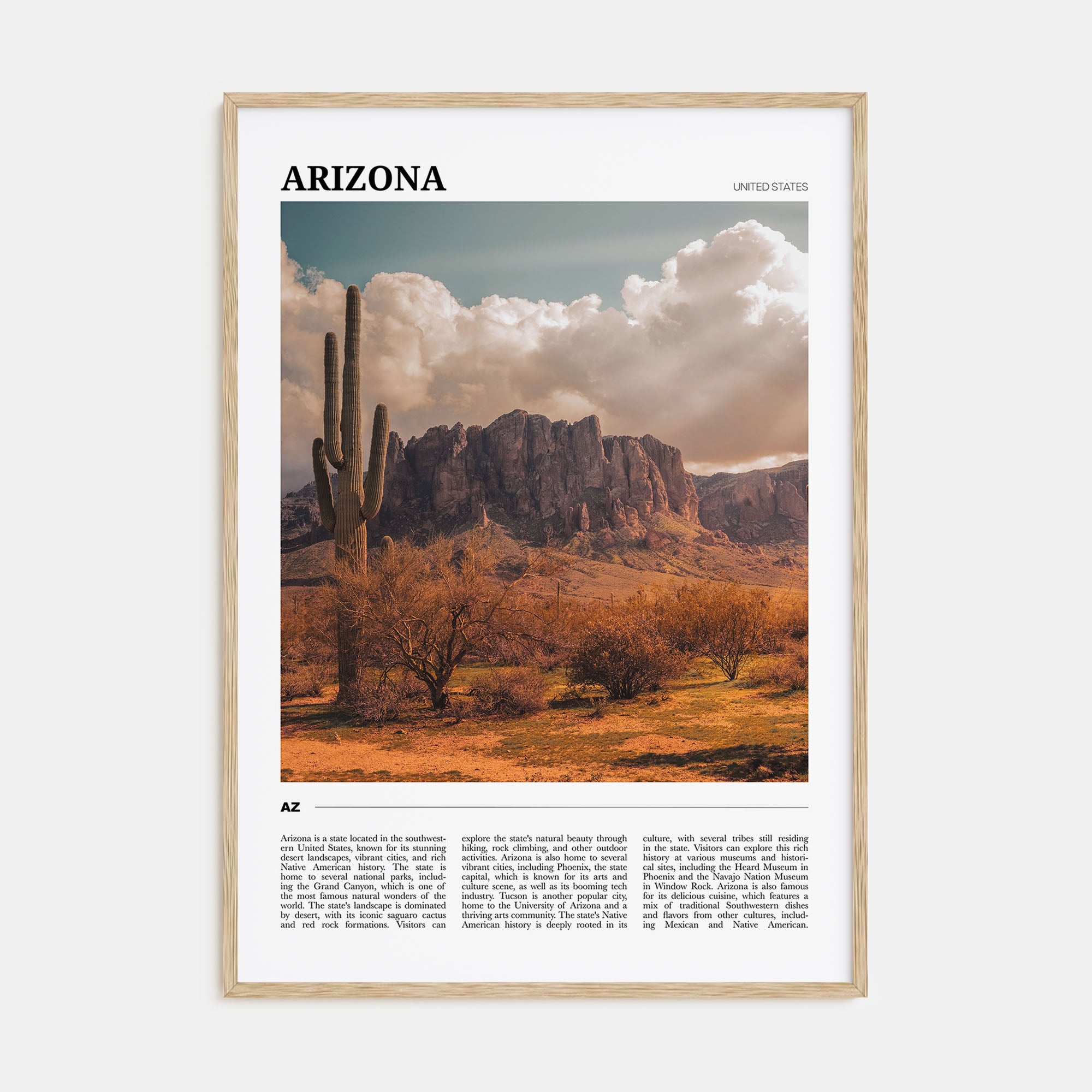 Arizona Travel Color No 1 Poster