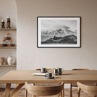 Armenia Landscape B&W Poster