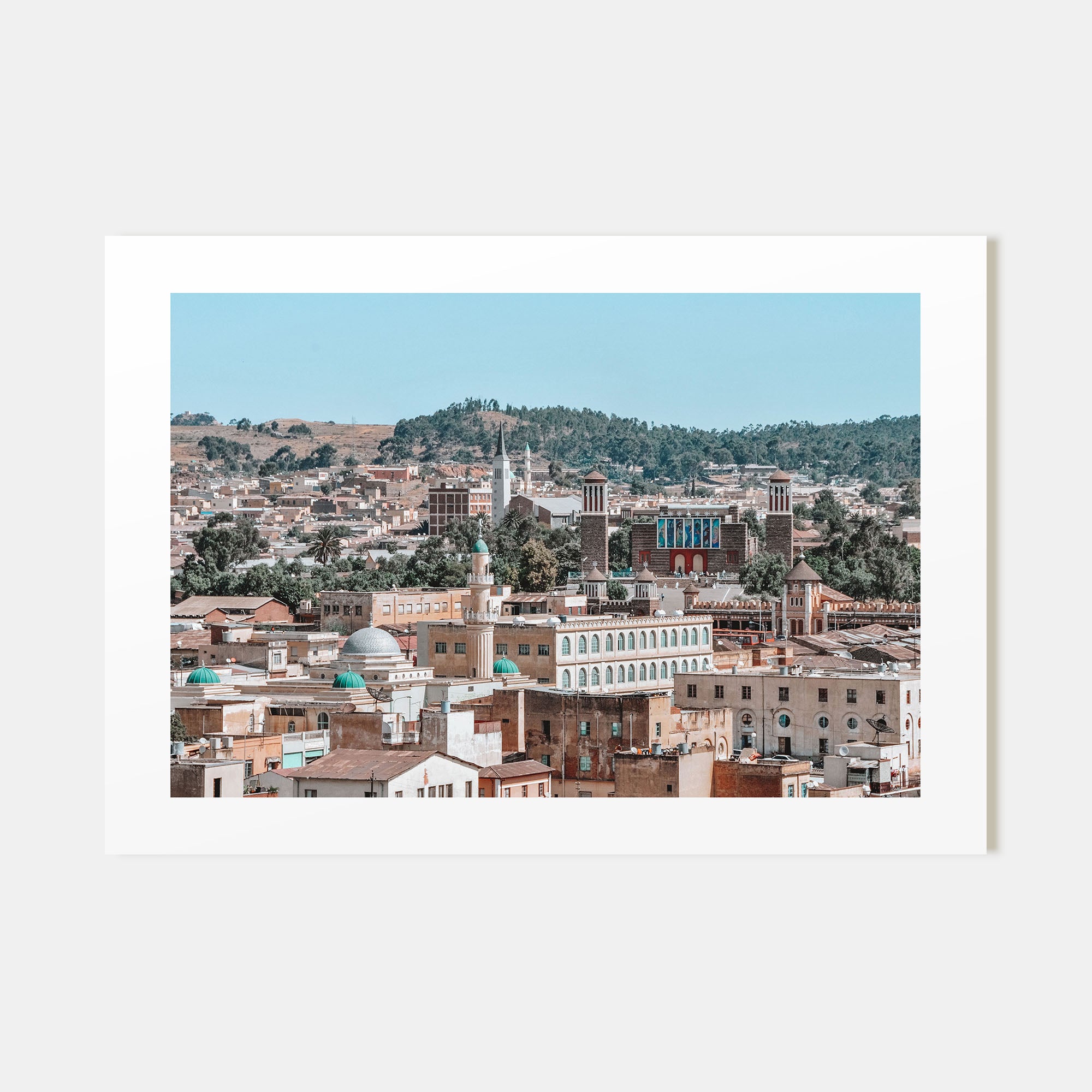 Asmara Landscape Color Poster