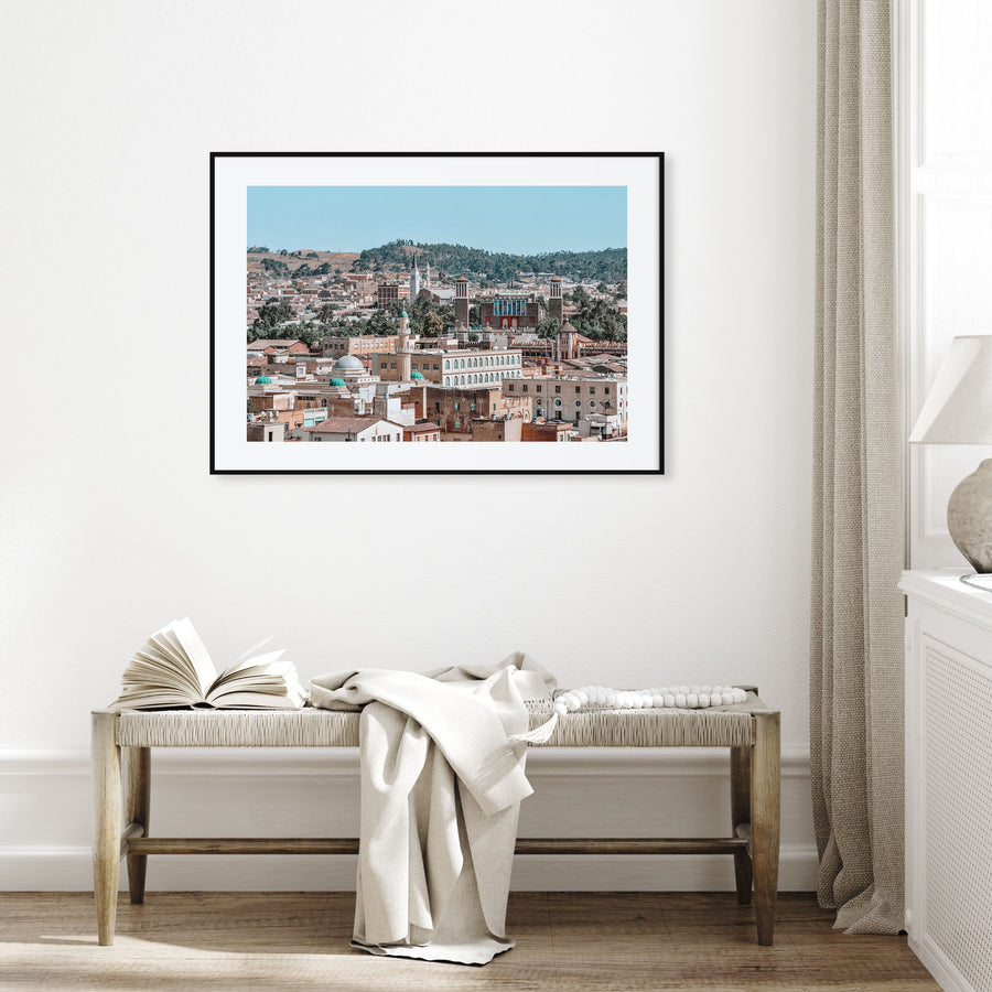 Asmara Landscape Color Poster