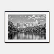 Atlanta Landscape B&W Poster