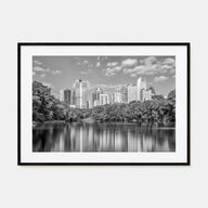 Atlanta Landscape B&W Poster