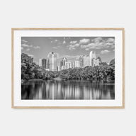 Atlanta Landscape B&W Poster