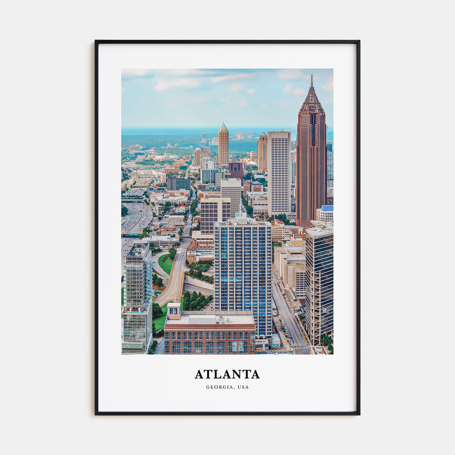 Atlanta Portrait Color No 2 Poster