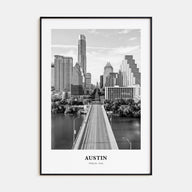 Austin Portrait B&W No 1 Poster