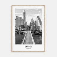 Austin Portrait B&W No 1 Poster