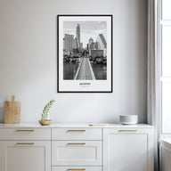 Austin Portrait B&W No 1 Poster