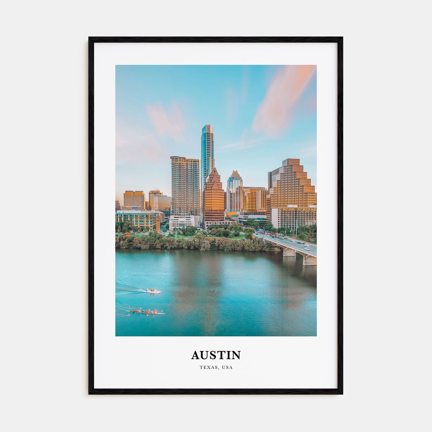 Austin Portrait Color Poster