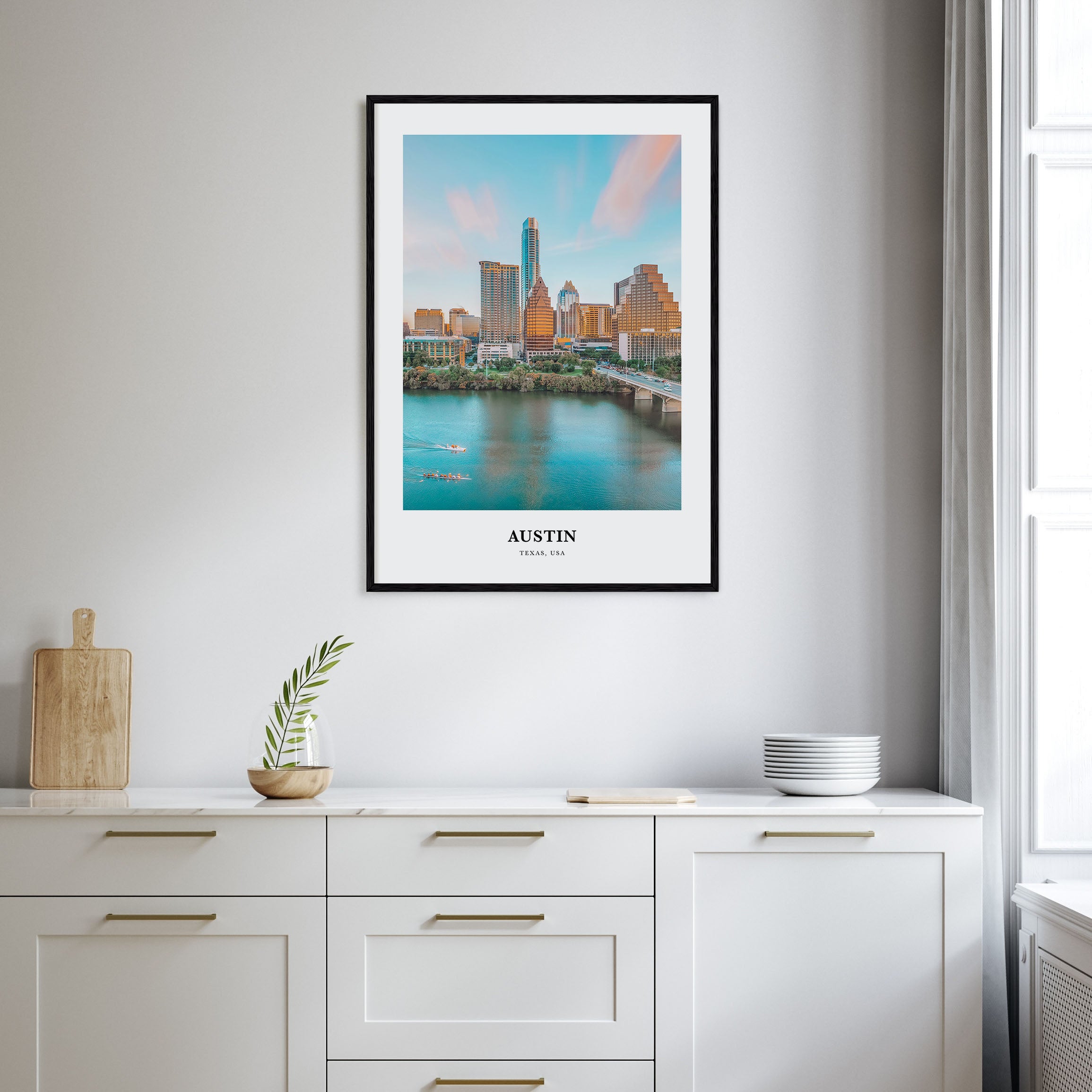 Austin Portrait Color Poster